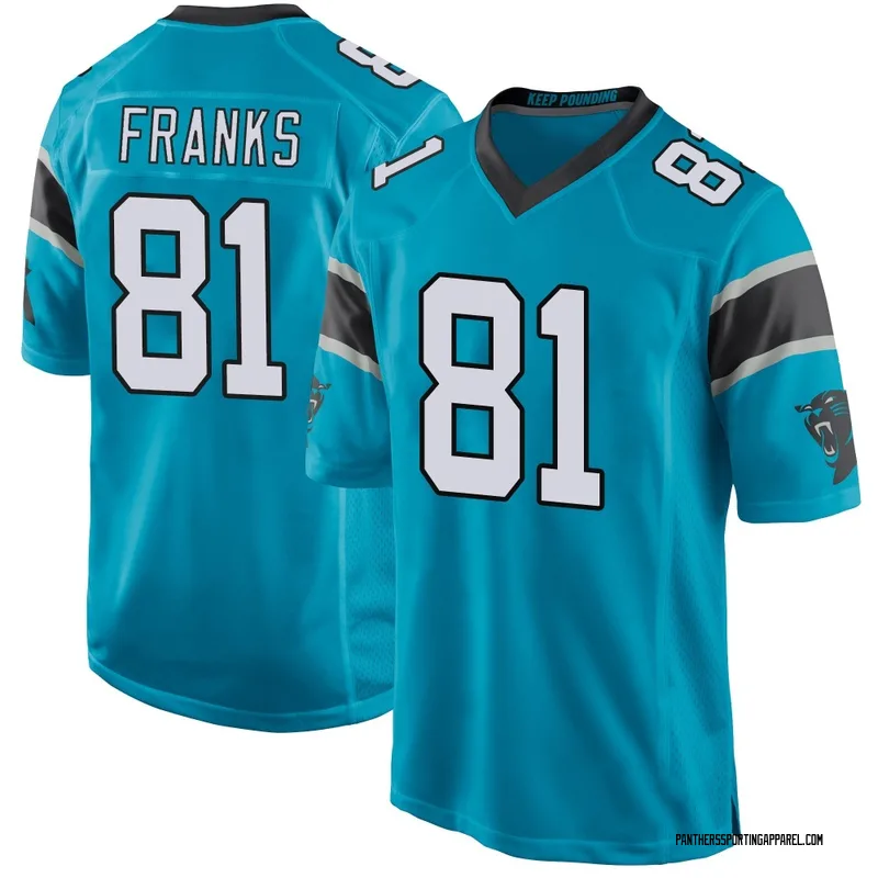 Youth Nike Carolina Panthers Feleipe Franks Blue Alternate Jersey - Game