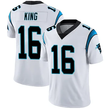 Youth Nike Carolina Panthers Haynes King White Vapor Untouchable Jersey - Limited