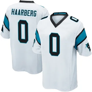Youth Nike Carolina Panthers Heinrich Haarberg White Jersey - Game
