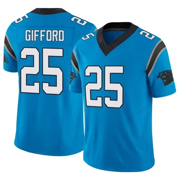 Youth Nike Carolina Panthers Isaac Gifford Blue Vapor F.U.S.E. Jersey - Limited