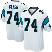 Youth Nike Carolina Panthers Isaia Glass White Jersey - Game