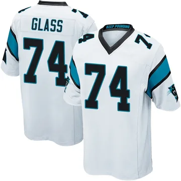 Youth Nike Carolina Panthers Isaia Glass White Jersey - Game
