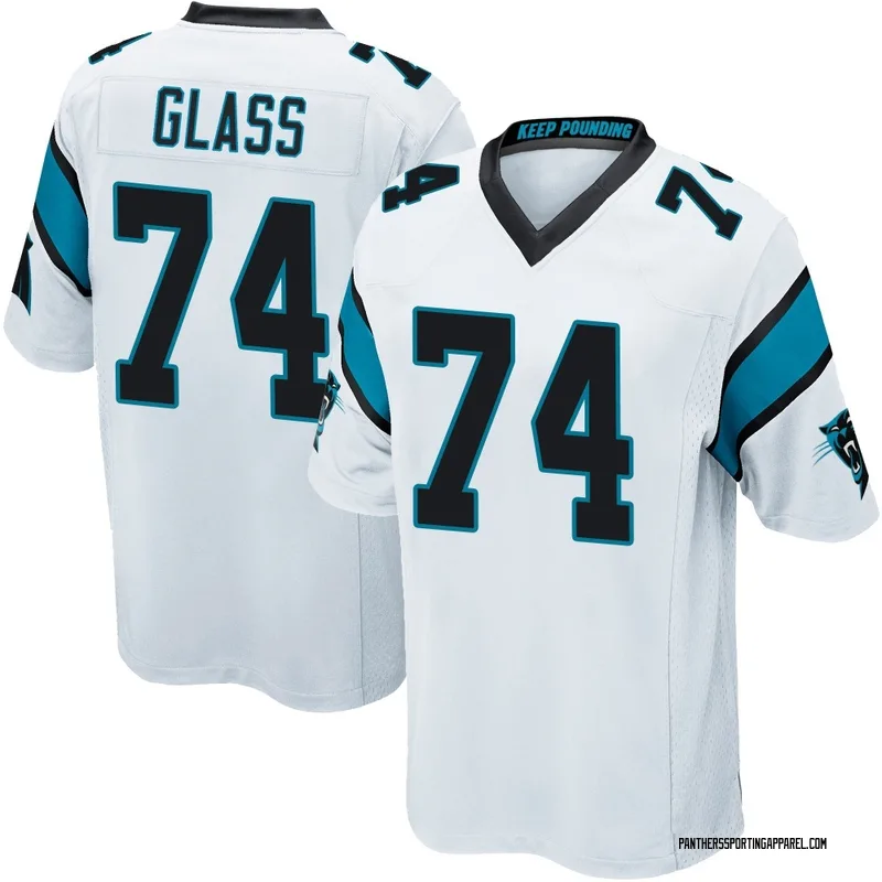 Youth Nike Carolina Panthers Isaia Glass White Jersey - Game
