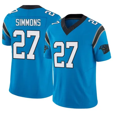 Youth Nike Carolina Panthers Isaiah Simmons Blue Vapor F.U.S.E. Jersey - Limited