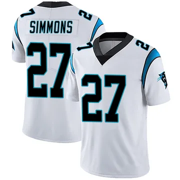 Youth Nike Carolina Panthers Isaiah Simmons White Vapor Untouchable Jersey - Limited