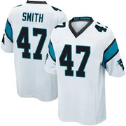 Youth Nike Carolina Panthers Isaiah Smith White Jersey - Game