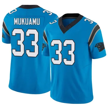 Youth Nike Carolina Panthers Israel Mukuamu Blue Vapor F.U.S.E. Jersey - Limited