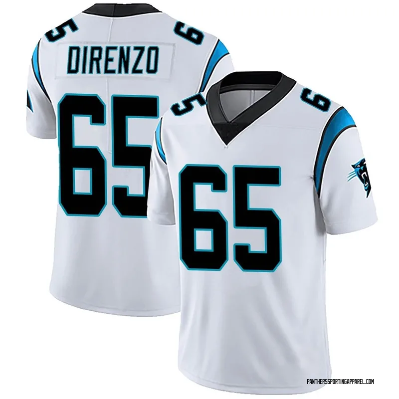 Youth Nike Carolina Panthers J.D. DiRenzo White Vapor Untouchable Jersey - Limited