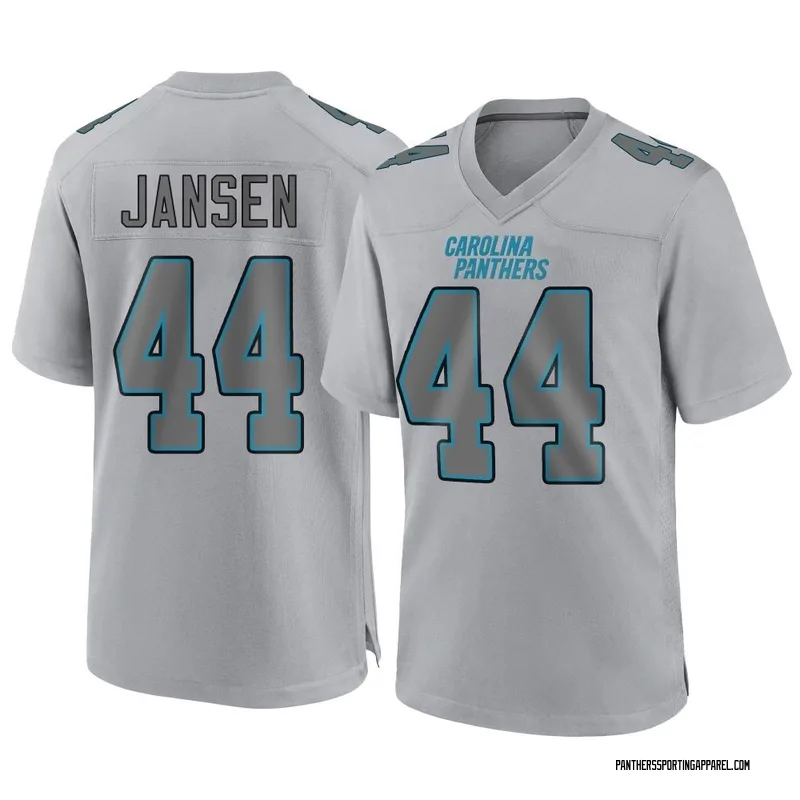 Youth Nike Carolina Panthers JJ Jansen Gray Atmosphere Fashion Jersey - Game