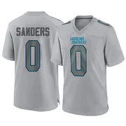 Youth Nike Carolina Panthers Ja'Tavion Sanders Gray Atmosphere Fashion Jersey - Game