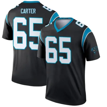 Youth Nike Carolina Panthers Ja'Tyre Carter Black Jersey - Legend