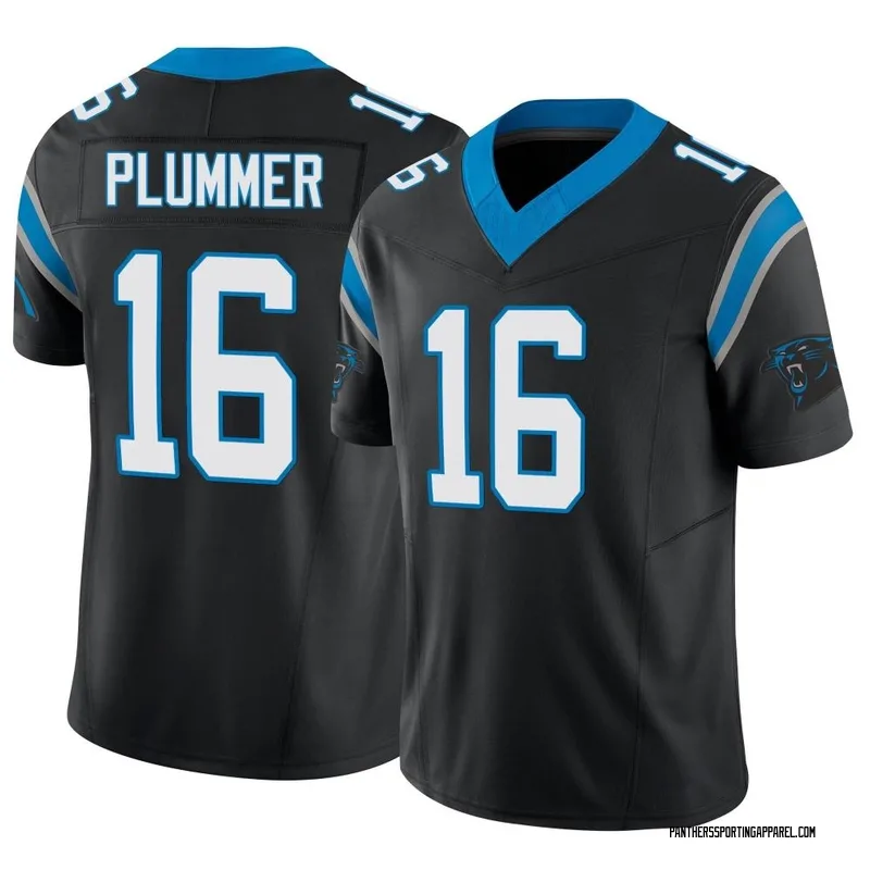 Youth Nike Carolina Panthers Jack Plummer Black Vapor F.U.S.E. Jersey - Limited