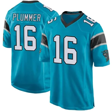 Youth Nike Carolina Panthers Jack Plummer Blue Alternate Jersey - Game