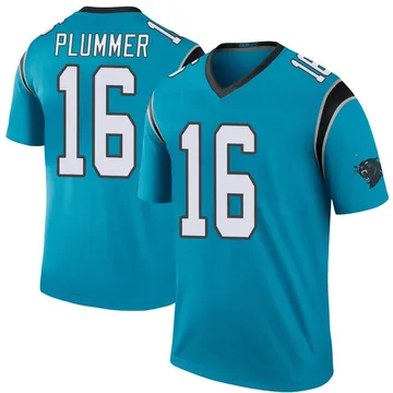Youth Nike Carolina Panthers Jack Plummer Blue Color Rush Jersey - Legend