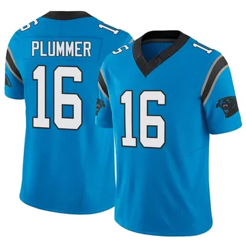 Youth Nike Carolina Panthers Jack Plummer Blue Vapor F.U.S.E. Jersey - Limited