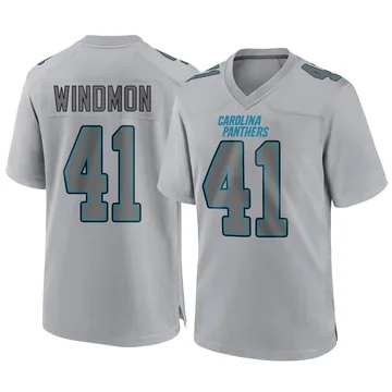 Youth Nike Carolina Panthers Jacoby Windmon Gray Atmosphere Fashion Jersey - Game