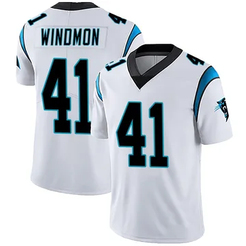 Youth Nike Carolina Panthers Jacoby Windmon White Vapor Untouchable Jersey - Limited