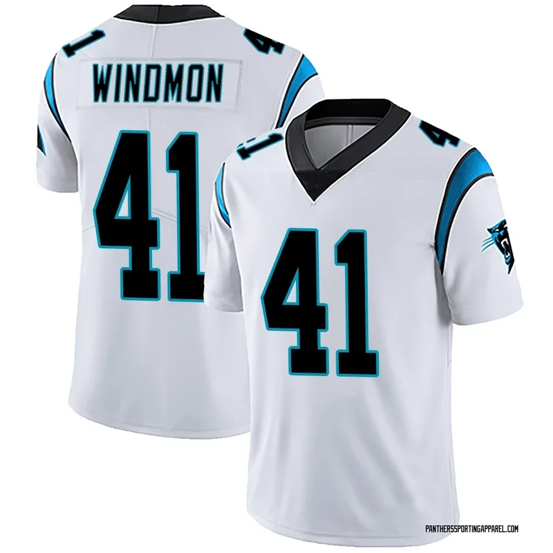 Youth Nike Carolina Panthers Jacoby Windmon White Vapor Untouchable Jersey - Limited