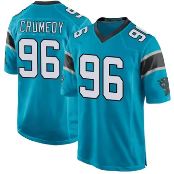 Youth Nike Carolina Panthers Jaden Crumedy Blue Alternate Jersey - Game