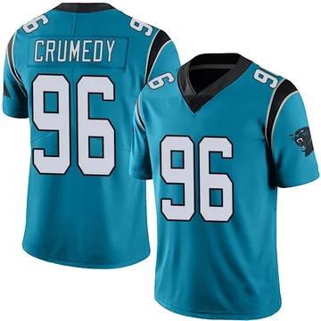 Youth Nike Carolina Panthers Jaden Crumedy Blue Alternate Vapor Untouchable Jersey - Limited