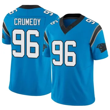 Youth Nike Carolina Panthers Jaden Crumedy Blue Vapor F.U.S.E. Jersey - Limited