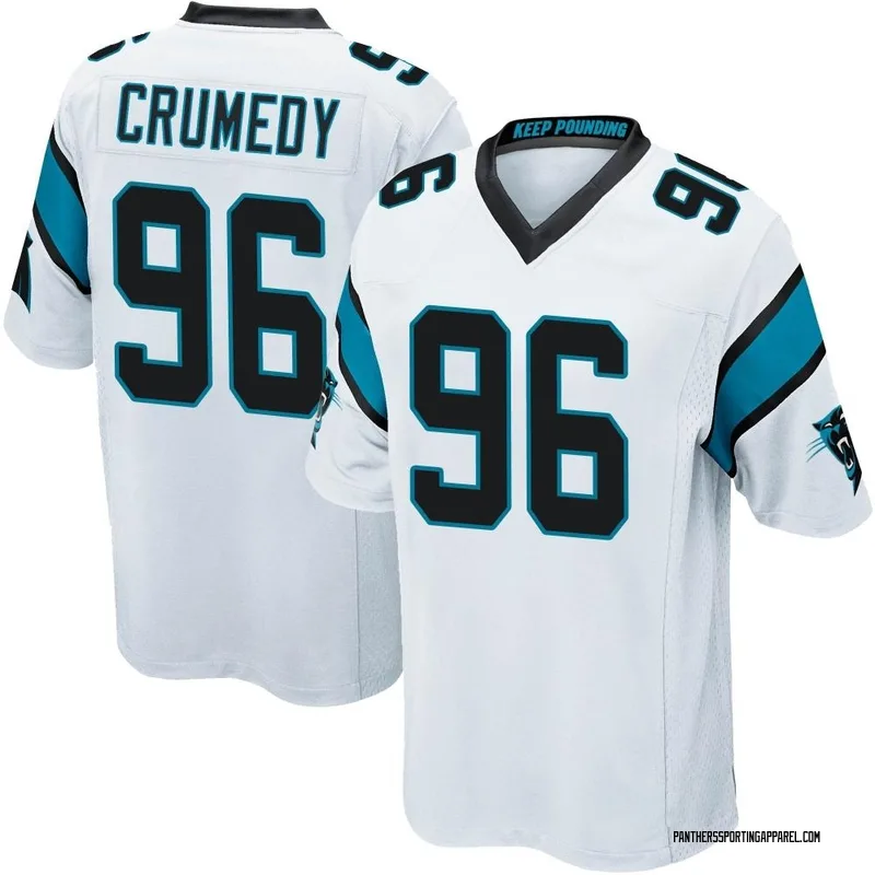 Youth Nike Carolina Panthers Jaden Crumedy White Jersey - Game