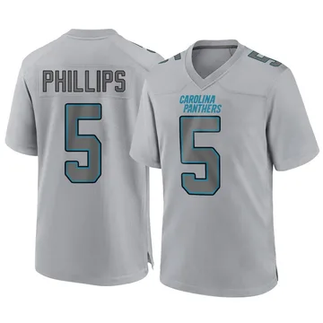 Youth Nike Carolina Panthers Jaelan Phillips Gray Atmosphere Fashion Jersey - Game