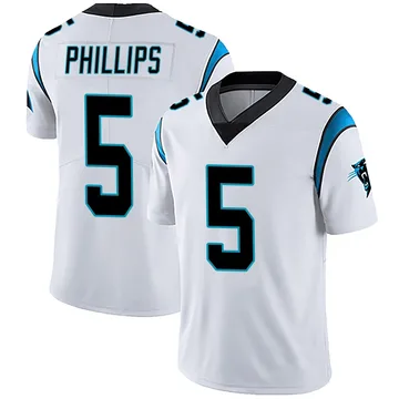 Youth Nike Carolina Panthers Jaelan Phillips White Vapor Untouchable Jersey - Limited