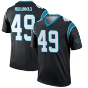 Youth Nike Carolina Panthers Jamil Muhammad Black Jersey - Legend