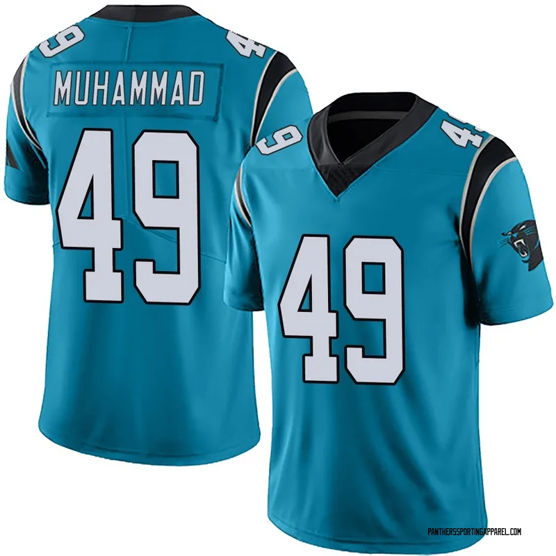 Youth Nike Carolina Panthers Jamil Muhammad Blue Alternate Vapor Untouchable Jersey - Limited
