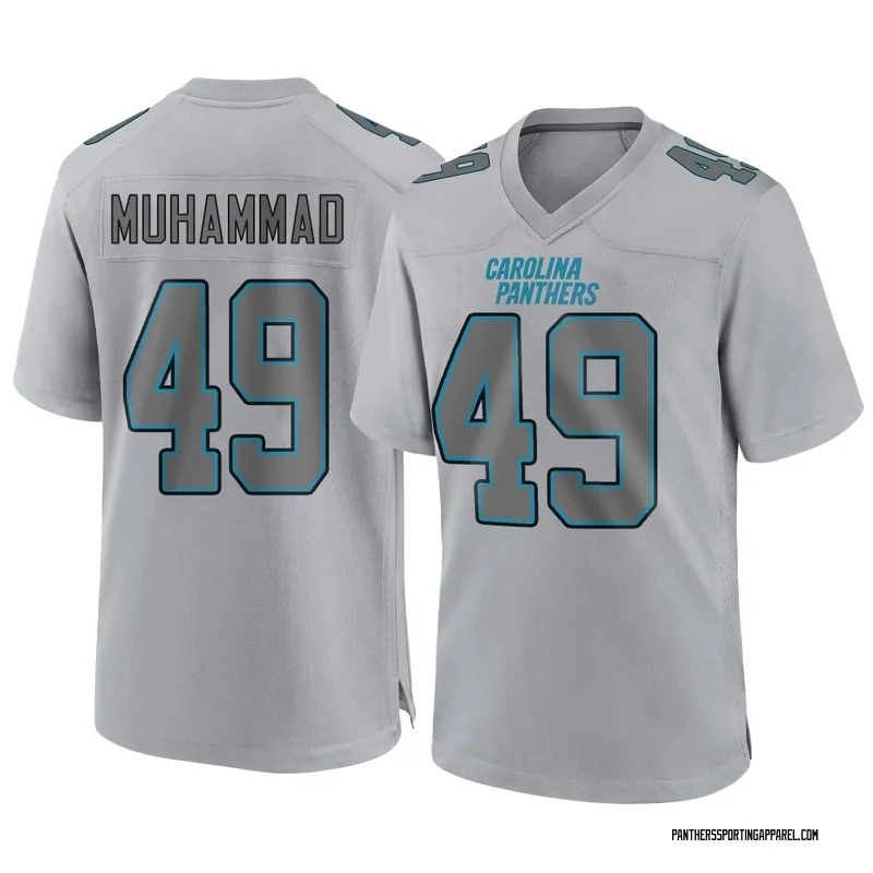 Youth Nike Carolina Panthers Jamil Muhammad Gray Atmosphere Fashion Jersey - Game