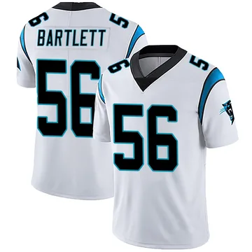 Youth Nike Carolina Panthers Jared Bartlett White Vapor Untouchable Jersey - Limited