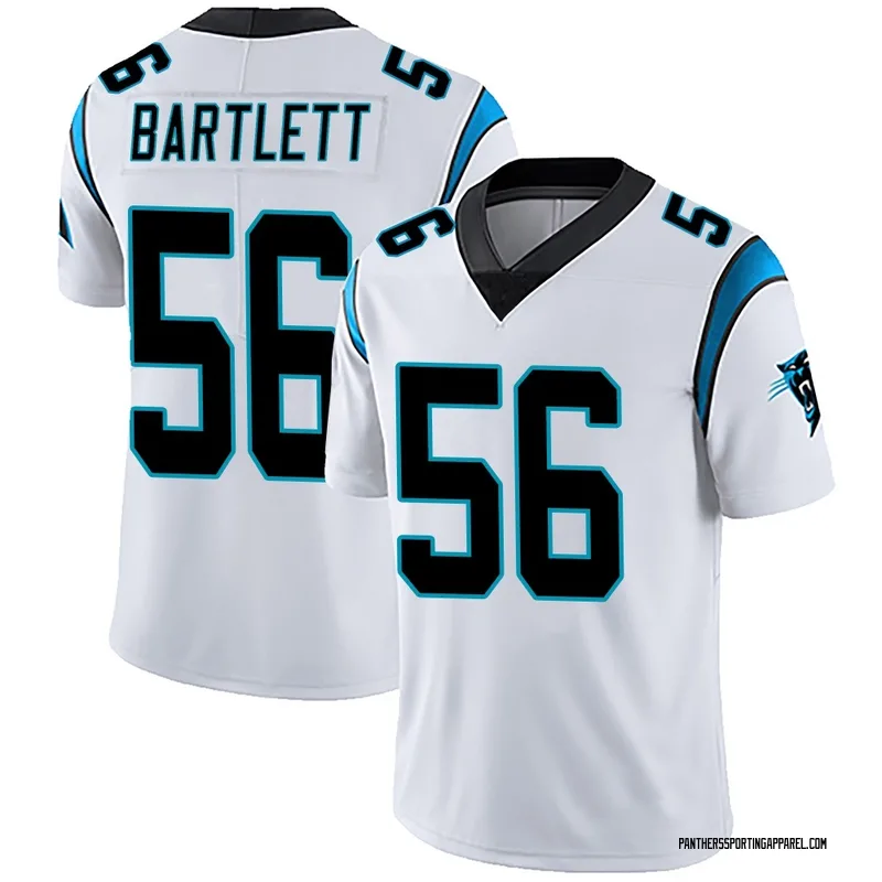 Youth Nike Carolina Panthers Jared Bartlett White Vapor Untouchable Jersey - Limited