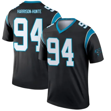 Youth Nike Carolina Panthers Jared Harrison-Hunte Black Jersey - Legend