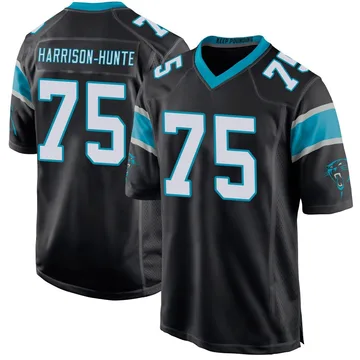 Youth Nike Carolina Panthers Jared Harrison-Hunte Black Team Color Jersey - Game