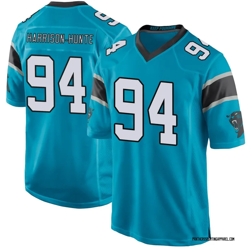 Youth Nike Carolina Panthers Jared Harrison-Hunte Blue Alternate Jersey - Game