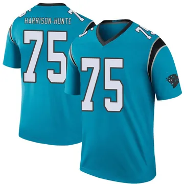 Youth Nike Carolina Panthers Jared Harrison-Hunte Blue Color Rush Jersey - Legend