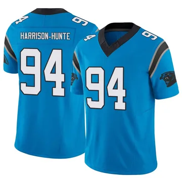 Youth Nike Carolina Panthers Jared Harrison-Hunte Blue Vapor F.U.S.E. Jersey - Limited