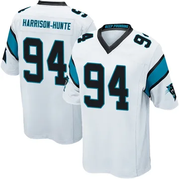 Youth Nike Carolina Panthers Jared Harrison-Hunte White Jersey - Game