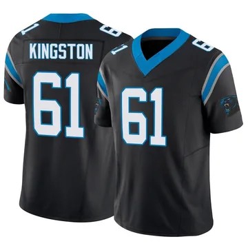 Youth Nike Carolina Panthers Jarrett Kingston Black Vapor F.U.S.E. Jersey - Limited