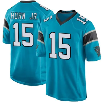 Youth Nike Carolina Panthers Jimmy Horn Jr. Blue Alternate Jersey - Game