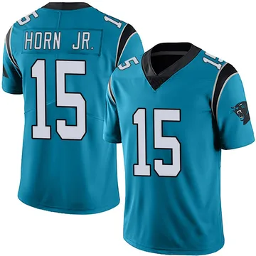 Youth Nike Carolina Panthers Jimmy Horn Jr. Blue Alternate Vapor Untouchable Jersey - Limited