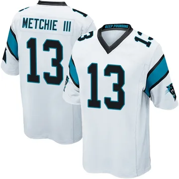 Youth Nike Carolina Panthers John Metchie III White Jersey - Game