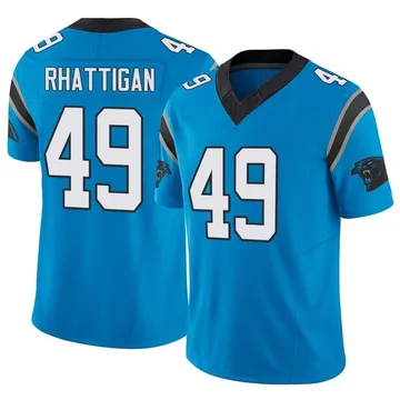 Youth Nike Carolina Panthers Jon Rhattigan Blue Vapor F.U.S.E. Jersey - Limited