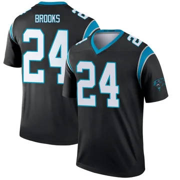 Youth Nike Carolina Panthers Jonathon Brooks Black Jersey - Legend