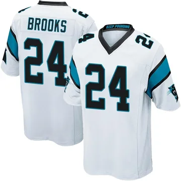 Youth Nike Carolina Panthers Jonathon Brooks White Jersey - Game
