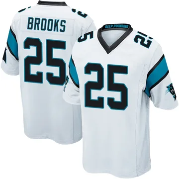 Youth Nike Carolina Panthers Jonathon Brooks White Jersey - Game