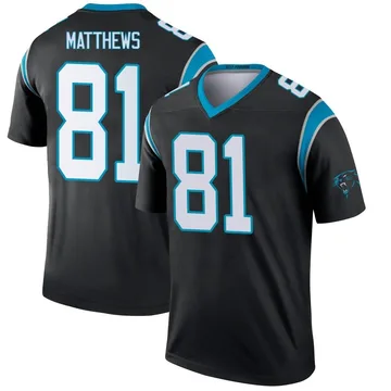 Youth Nike Carolina Panthers Jordan Matthews Black Jersey - Legend
