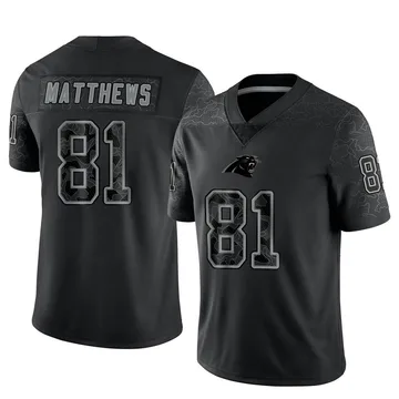 Youth Nike Carolina Panthers Jordan Matthews Black Reflective Jersey - Limited