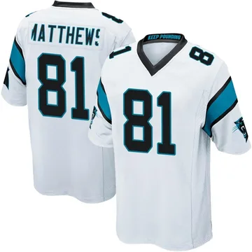 Youth Nike Carolina Panthers Jordan Matthews White Jersey - Game
